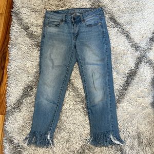 Custom Fringed Jeans